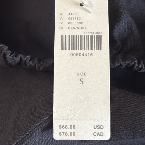 Anthropologie | black linen Athletic shorts running shorts - Picture 2 of 10